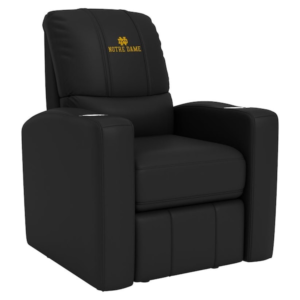 Dreamseat Stealth Recliner with Notre Dame Wordmark Logo XZ52082CDSMHTBLK-PSCOL13822 - main